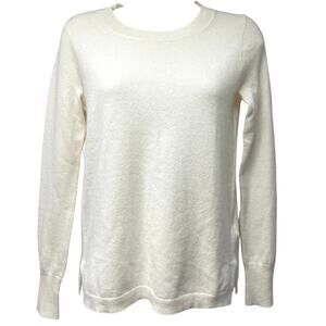 J. Crew Factory Cream Crew Neck Sweater